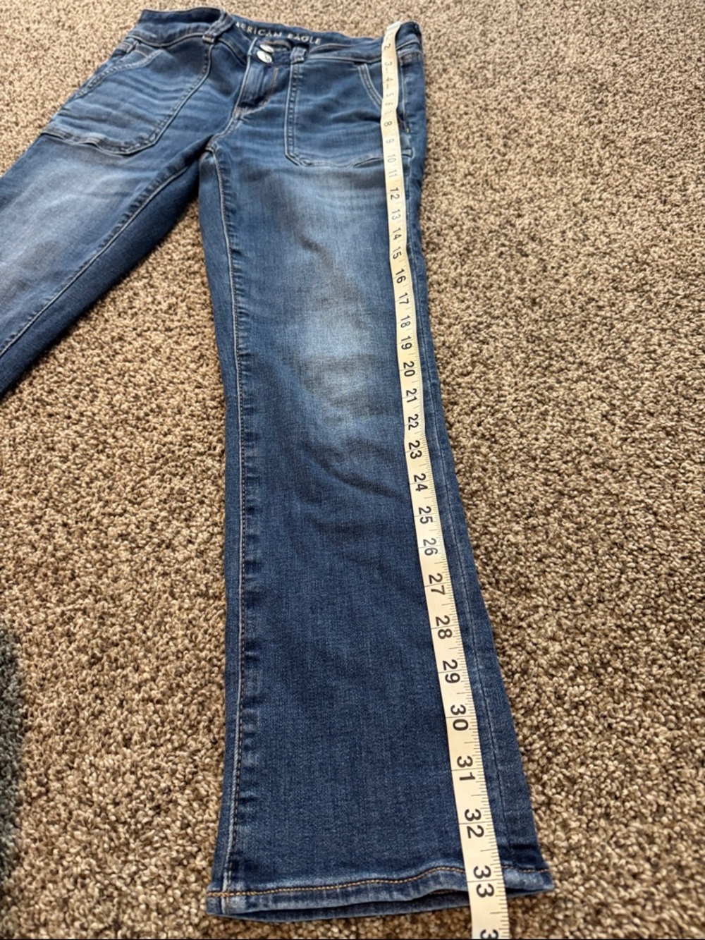American Eagle Outfitters Women's Artist Crop Capri/Ankle Jeans - Picture 4 of 11
